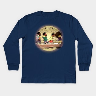 Atlanta:Robbin' Season Kids Long Sleeve T-Shirt